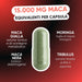 Capsule INCA FORCE: equivalent van 15.000 mg maca, Zwarte Maca, Gele Maca, Tribulus en Moringa
