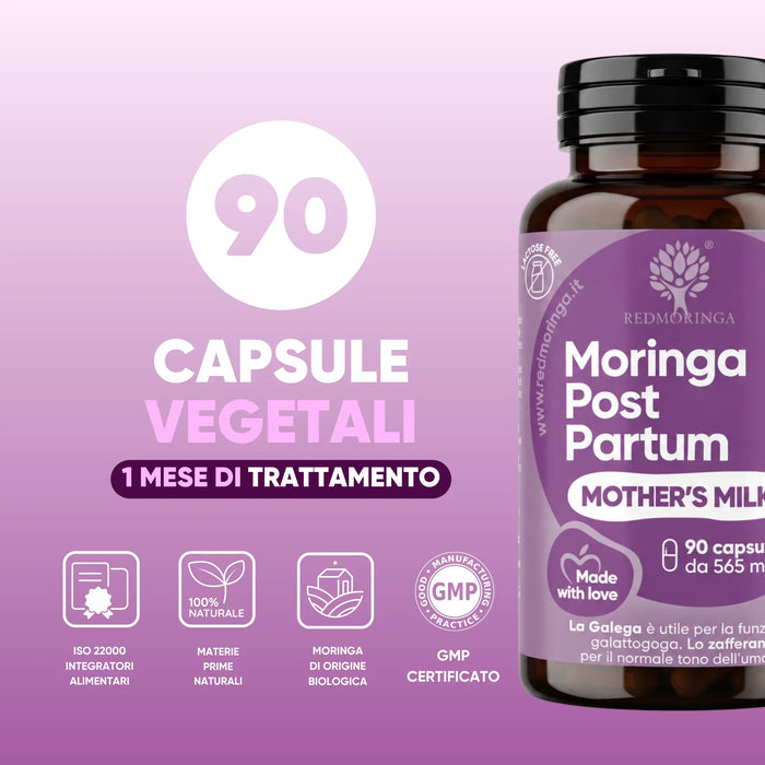 90 plantaardige capsules voor 1 maand, ISO 22000 en GMP