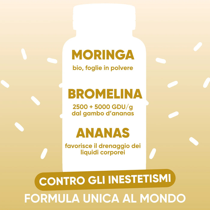 Biologische Moringa, Bromelaïne 2500 + 5000 GDU/g en Ananas