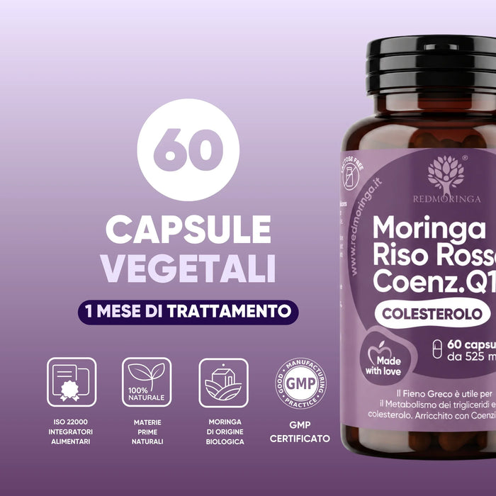 60 plantaardige capsules voor 1 maand, ISO 22000 en GMP