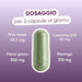 Dosering per 2 capsules: rode gist rijst 99,7 mg, fenegriek 300 mg, co-enzym Q10 50 mg, Moringa 310 mg