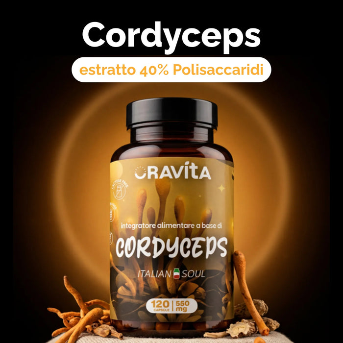 Oravita Cordyceps, extract gestandaardiseerd op 40% polysachariden