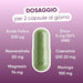 Dosering per 2 capsules: Zink 5 mg, Foliumzuur 200 µg, Resveratrol 50 mg, Q10 20 mg, Magnesium 74 mg