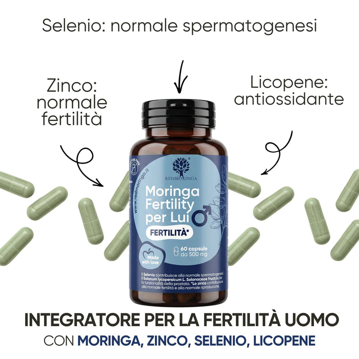 Selenium voor een normale spermatogenese, zink voor een normale vruchtbaarheid