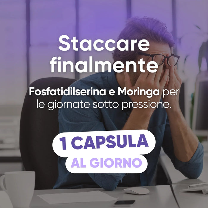 Fosfatidylserine en Moringa, 1 capsule per dag