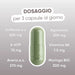Dosering per 3 capsules: Griffonia 300 mg, Agrimonie 300 mg, vitamine B6 7,5 mg
