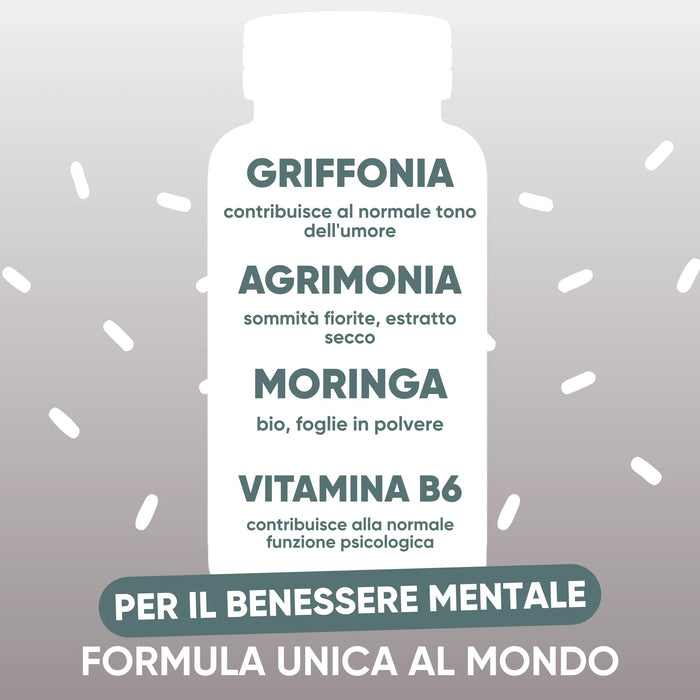 Griffonia, Agrimonie, biologische Moringa en vitamine B6