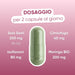 Dosering per 2 capsules: Soja 200 mg (isoflavonen 80 mg), Cimicifuga 40 mg, biologische Moringa 200 mg