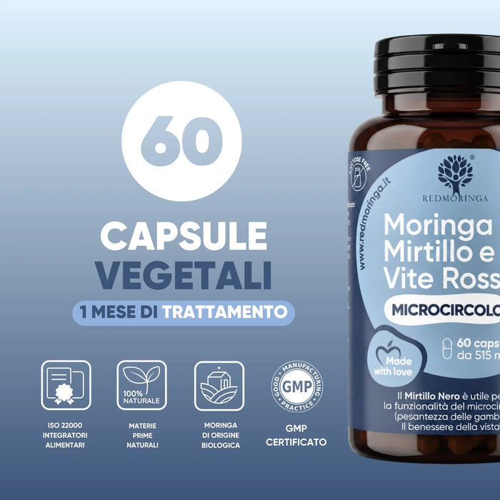 60 plantaardige capsules voor 1 maand, ISO 22000 en GMP