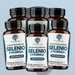 Sei flaconi dell'integratore Selenio e Moringa RedMoringa, 150 compresse da 400 mg ciascuno, formato convenienza