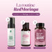RedMoringa routine: intieme mousse, intiem glijmiddel, voedingssupplement overgang