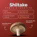 Identiteitskaart van de Shiitake: Oost-Azië, lentinan, 30% polysachariden