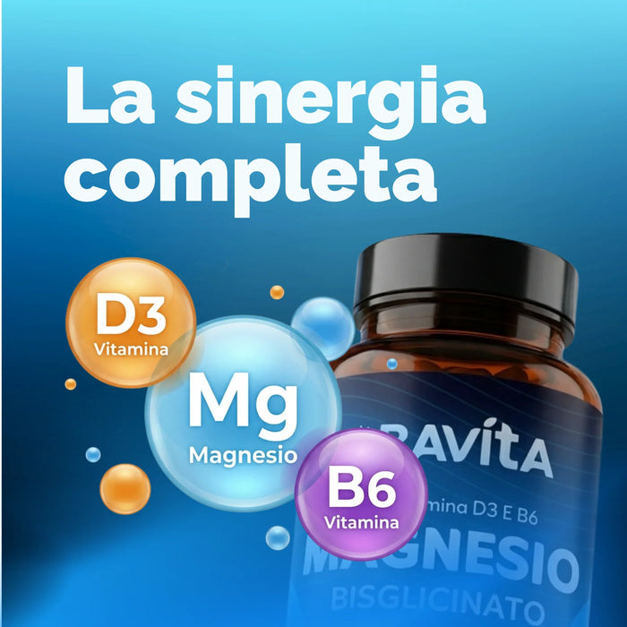 Magnesium, vitamine D3 en vitamine B6 in één capsule