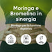 Set Moringa en Bromelaïne in synergie: 4 capsules per dag gedurende 30 dagen
