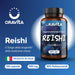 Reishi Oravita geproduceerd in Italië: 120 capsules van 550 mg, 30% polysacchariden