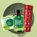 Cadeauset Moringa Wellness RedMoringa: citroen-gemberthee, biologische Moringa Oleifera capsules en rode thermosfles