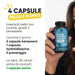 Gebruik: 2 capsules mentaal welzijn overdag, 1 fosfatidylserine 's middags, 1 capsule slaap 's avonds