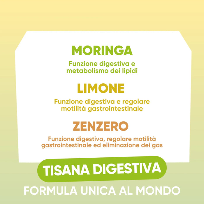 Moringa, citroen en gember: spijsvertering, vetstofwisseling en regelmatige darmwerking