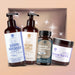 Set capelli IN&OUT RedMoringa con shampoo antiforfora a malva, nasturzio e ortica, balsamo, maschera e capsule
