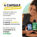 Gebruik: 2 capsules bromelaïne en 2 microcirculatie 's ochtends, 1 eetlepel Moringlow in 1 L water