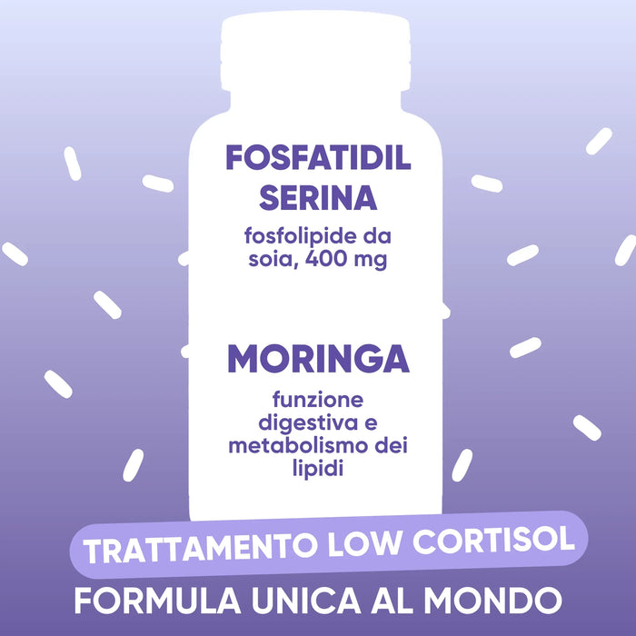 Fosfatidylserine uit soja 400 mg en Moringa ter ondersteuning van spijsvertering en vetstofwisseling