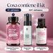Wat zit er in de In&Out kit RedMoringa: overgangssupplement 60 capsules, intieme mousse 150 ml en intiem glijmiddel 100 ml