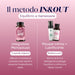 De In&Out methode RedMoringa: overgangssupplement 2 capsules per dag, intieme mousse en glijmiddel 's ochtends en 's avonds
