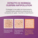 Infographic over het anti-pollution Moringa-extract van de RedMoringa gezichtsbehandeling: huid blootgesteld aan smog